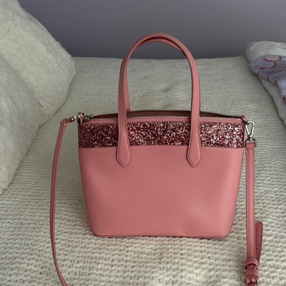 Kate Spade Pink Sparkle Satchel